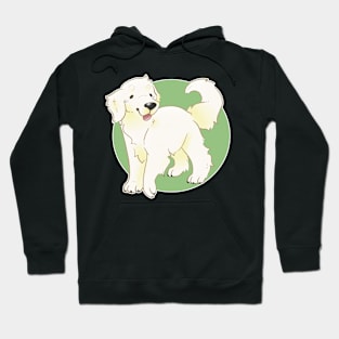 Golden Retriever - White Hoodie